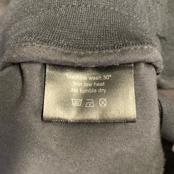 ARMY OF ME Size L SS20 Black Cotton Polyester Drop Crotch Casual Pants - Picture 5 of 6